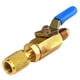 thumbnail image 5 of Válvu de bo para de aire acondicionado para accesorios de herramienta de SAE de 1/4 " Azul Sunnimix Válvula de bola recta de manguera, 5 of 7
