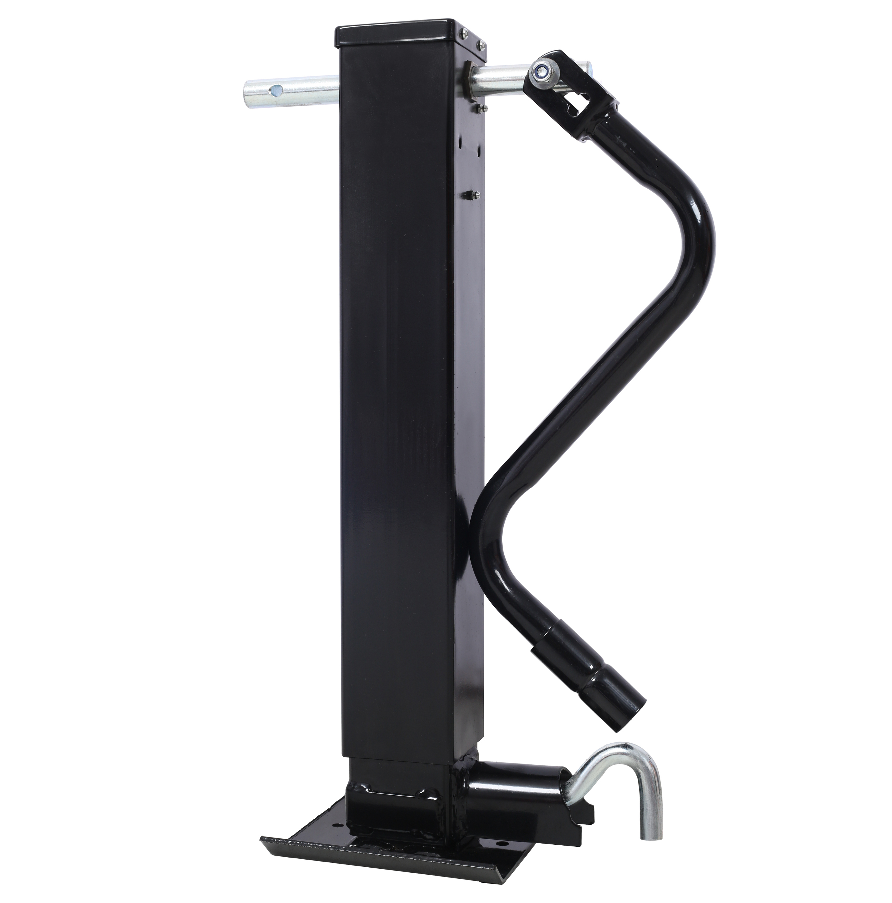 Trailer Jack 12000 lbs Weld On Sidewind Crank Heavy Duty 26 Inch Travel Square Tube