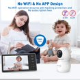 thumbnail image 2 of Monitor para bebé HelloBaby 5.5" 720P 2 cámaras sin WiFi, 2 of 7