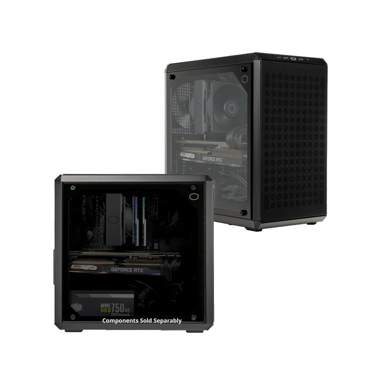 Cooler Master Q300L V2 Micro-ATX Tower, Magnetic Patterned Dust Filter, USB  3.2 Gen 2x2 (20GB), Tempered Glass Panel, CPU Coolers Max 159mm, GPU Max  360mm, Fully Ventilated Airflow (Q300LV2-KGNN-S00) 