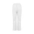 thumbnail image 4 of safuny Women's Workwear Cargo Pants with Pcoket Girls Solid Color Teen Relaxed High Waist Trousers Trendy Casual Comfy Zipper Button White L, 4 of 8