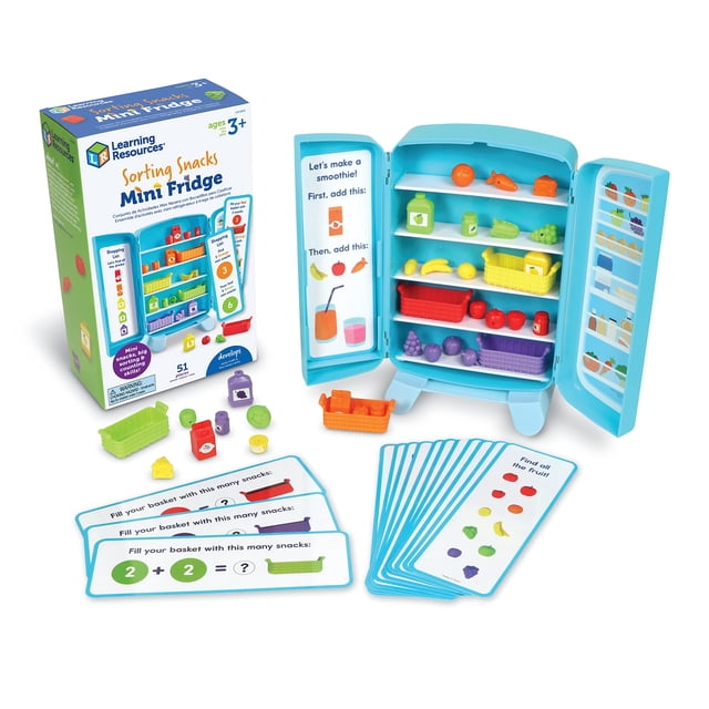 Mininevera Toy Learning Resources para clasificar aperitivos, 51 unidades