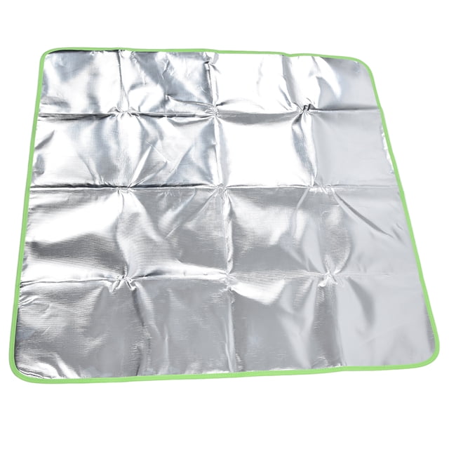 100x100CM Courtyard Fireproof Mat Fire Pit Mat Heat Resistant Grill Deck Protector for Barbecue