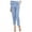 Blue - bluecombo, variant on Rachel Roy Womens Tile-Print Casual Trouser Pants, Blue, 6