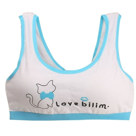 

Wozhidaoke underwear women New Lovely Girls Printing Vest Children Underclothes Undies teen girl gifts sports bras for women