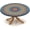 Boho Style, variant on Patriotic Star 4th of July Memorial Day Independence Day Round Tablecloth Linen Waterproof Stain Resistant Table Cloth Thick Table Cover for Kitchen Party Tabletop Decor 60 Inch