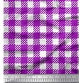 thumbnail image 1 of Soimoi Poly Georgette Fabric Gingham Check Printed Craft Fabric by The Yard 42 Inch Wide, 1 of 3