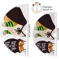 thumbnail image 3 of FMSHPON Halloween Corgi Dog Dressed As Witch Xmas Christmas Tree Skirt Stand Mat for Holiday Party Decoration Indoor Outdoor 36 inches, 3 of 6