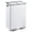 White, variant on Ataucjin 60L Dual Compartment Stainless Steel Trash Can with Pedal, Soft Close Lid, Removable Inner Buckets, Odor Control Recycling Bin for Indoor Kitchen Use