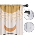 thumbnail image 4 of Blackout Kids Curtains,Orange Boho Geometric and Plant Pattern Childrens Insulated Curtains Set Of 2,Bedroom Essentials,Toddler Room Decor 42x84in(106x213cm), 4 of 5