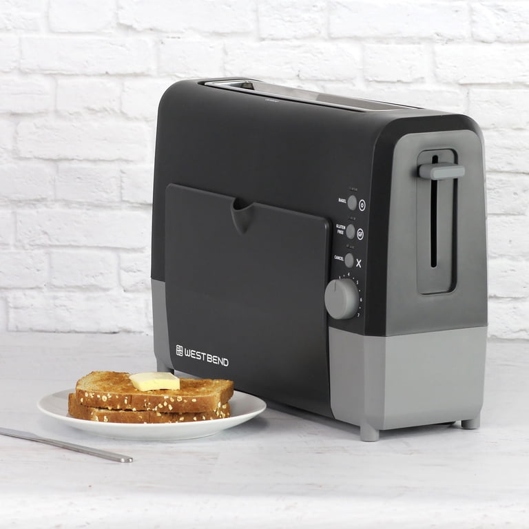 West Bend, 2-Slice Toaster, 77224, Extra Wide Slots Black