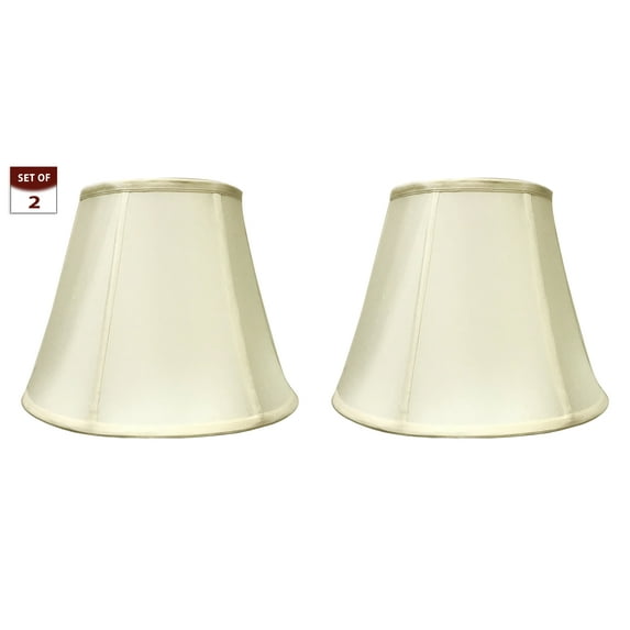 Royal Designs Deep Empire Essential Lamp Shade - Eggshell - 6 x 12 x 9.25, Set of 2