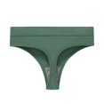 thumbnail image 4 of Gubotare Women's Hi Cut Panties Silky Stretch Seamless Thongs for Women (Green1,One Size), 4 of 4