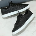 thumbnail image 2 of Glitter Sneakers for Women Dressy Sparkly Rhinestone Sneakers Shoes Women Bling Sequin Shiny Sneakers for Wedding Party Dancing Casual Wear, 2 of 12