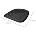 thumbnail image 3 of KQJQS 3D Decompression Car Seat Cushion Breathable and Comfortable Driver Seat Cushion Non-Slip Car Seat Pads for Car,Truck,SUV,Truck,Etc (Black) ﻿, 3 of 7