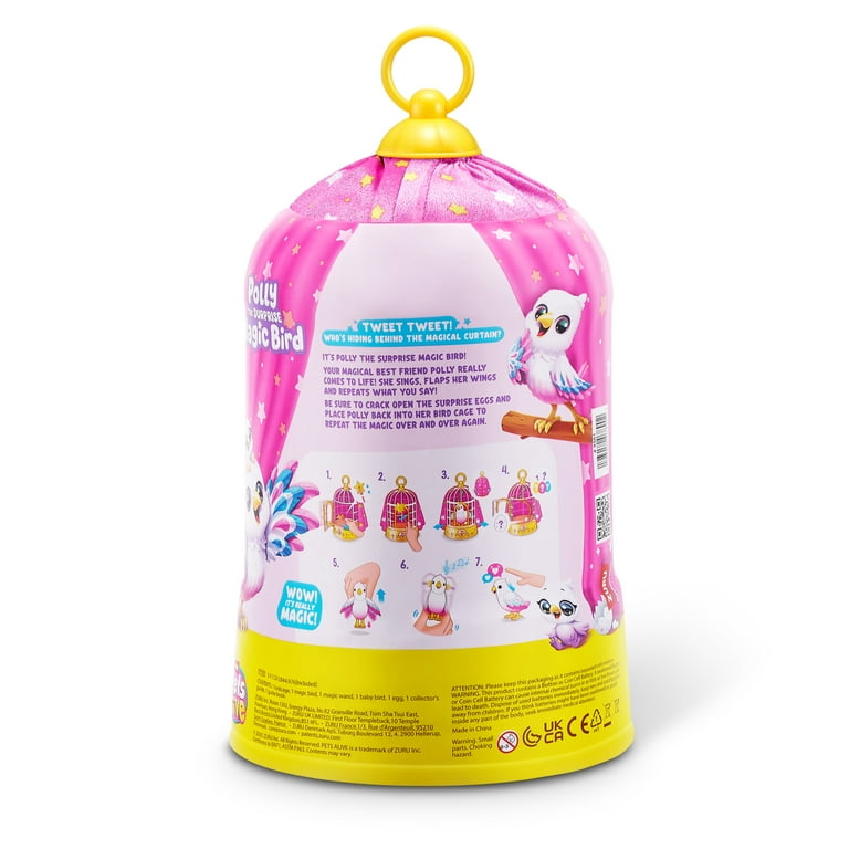 Pets Alive Polly the Magic Bird, Realistic Interactive Electronic