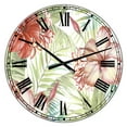 thumbnail image 1 of DesignArt Hibiscus Paradise Large Wall Clock, 1 of 2