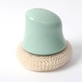thumbnail image 1 of Pot Brush Scratch Proof Soft Detachable Scourer Dish Washing Brush for Kitchen Restaurant(Short Handle) Green, 1 of 2