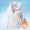 White, variant on 2026 Spring Hoodie Jn Hoodie Long Sleeves Zipper Cardigan for Dress Solid Color Comfy Hoodie Casual Wear Hoodie(3XL)