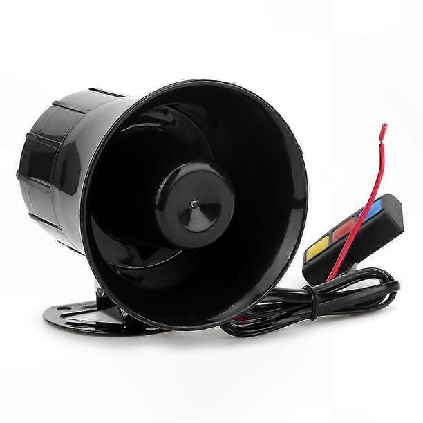 3-Tone Electronic Siren with 12V 30W Power for Vehicle Warning Systems and Emergency Alerts