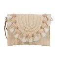 thumbnail image 1 of Handbag Straw Shoulder Bag Beach Handmade Bag Large Capacity Magnetic Closure Straw Crossbody Bag Woven Envelope Wallet with Adjustable Shoulder Strap, 1 of 11