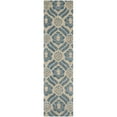 thumbnail image 5 of SAFAVIEH Wyndham Evan Damask Floral Area Rug, Blue/Grey, 7' x 7' Round, 5 of 10