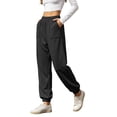 thumbnail image 6 of Tumotour Plus Size Sweatpants for Women Elastic High Waist Cuffed Pants Casual Drawstring Athletic Workout Running Joggers with Side Pockets, 6 of 8