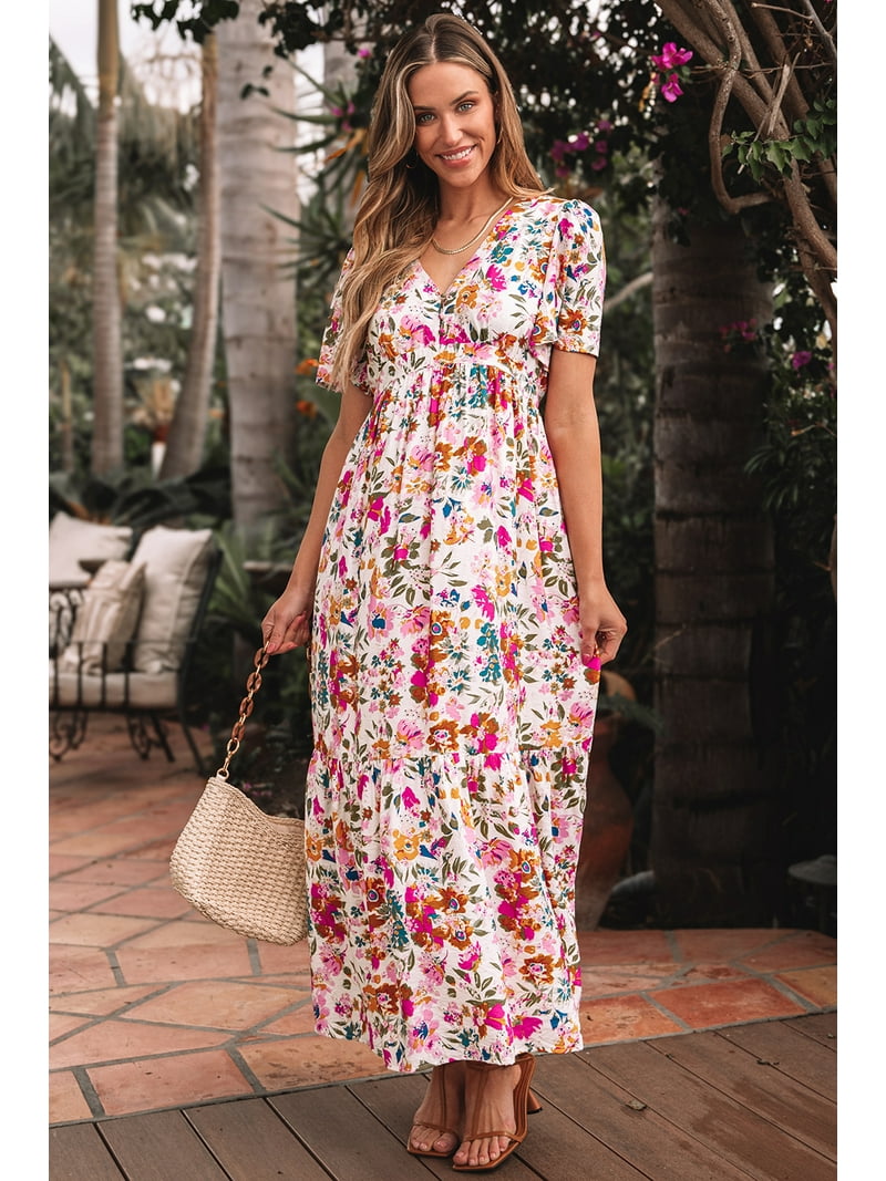 Trendy Fit and Flare High Waist Dress for Weddings, Vacations, and Daily  Wear - [ZhiHiMeRi] | (US 4-6)S
