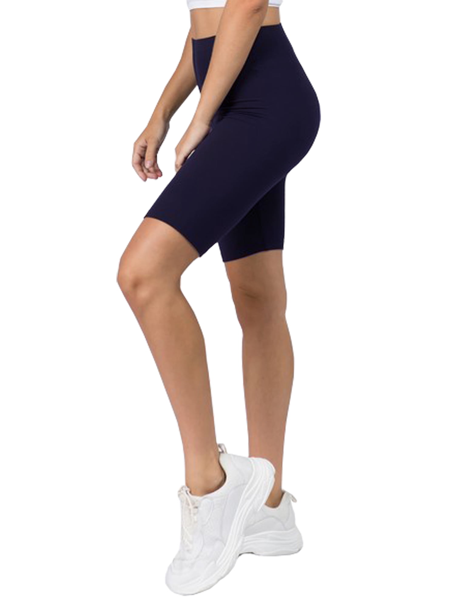 Women's Peach Skin Bike Shorts Biker Leggings Yoga Shorts