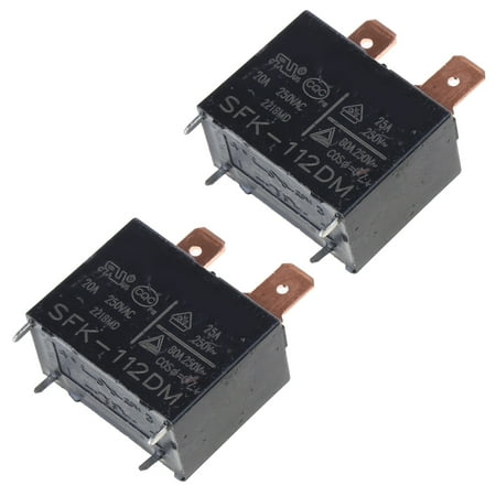 HEMLBOYW 2 Pcs SFK-112DM SFK-112 20A 250V DIP-4 Module Black Plastic + Metal