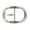 Silver, variant on 1 3/8" (33 mm) Single Prong Oval Belt Buckle