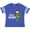 Football Blue and White, variant on Feliz Navidad Christmas Cactus in Santa Hat Boys or Girls Toddler T-Shirt