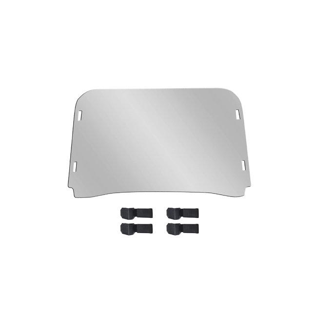 Rugged Front Full Acrylic Windshield (2008-15) Polaris RZR 570/RZR 900/RZR S, Reliable Mounting Method, Wide Range Temperature Hot & Cold, Weather Resistant, No Drilling Required And Easy Installation