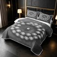 thumbnail image 3 of Erosebridal 8 Ball Twin Quilt Set Circle Twin Coverlet Set, Gray Circle 2 Pieces 1 Bedspread and 1 Pillowcase, 3 of 7