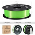 thumbnail image 5 of Geeetech Silk green 3D Printer PLA Filament 1KG Toughness Enhanced Filament with 1.75mm Dimensional Accuracy +/-0.03mm, 1080 Feet per Roll, Vacuum Packaging, 5 of 7