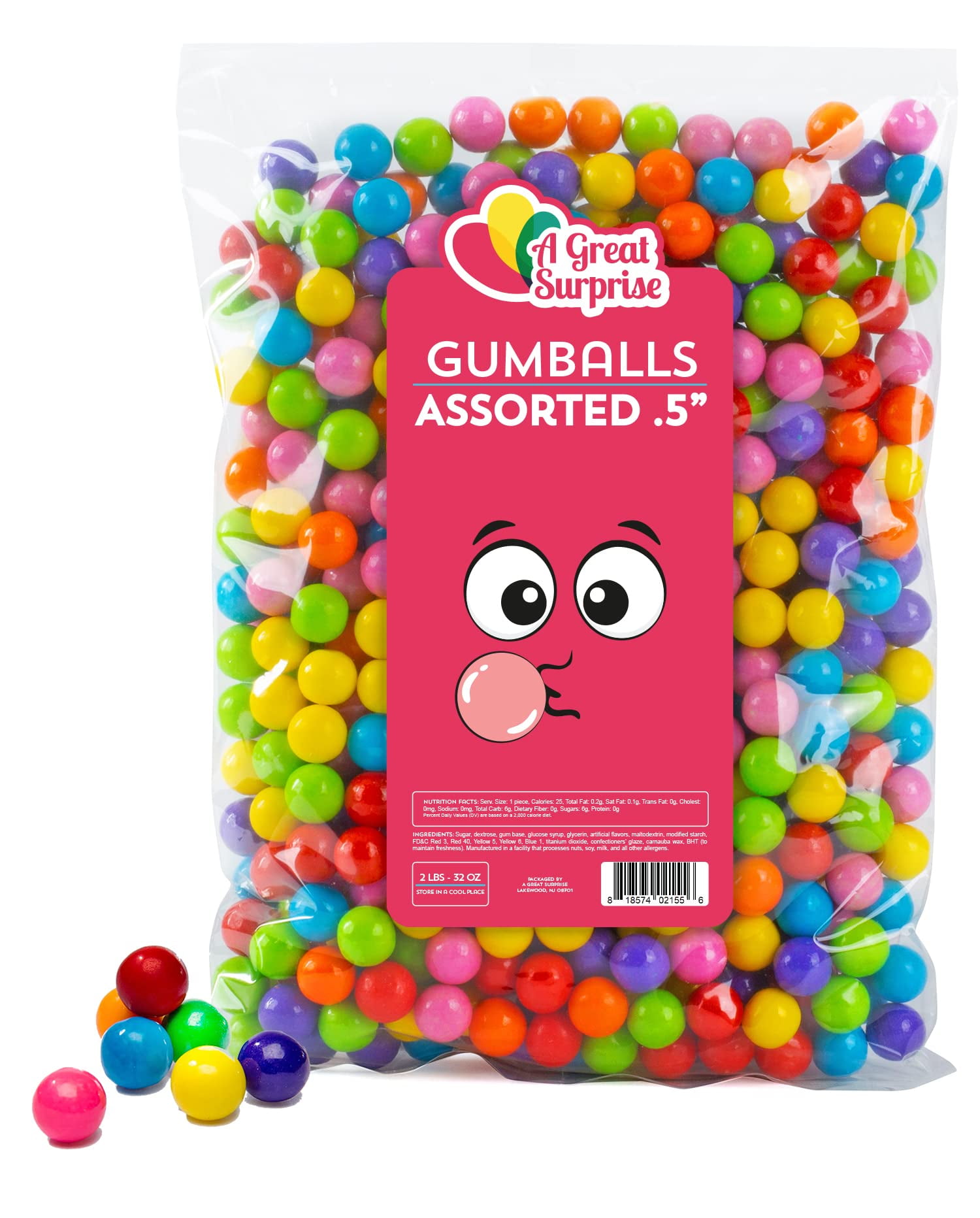 .com : White Gumballs - White Candy for Candy Buffet - Apx. 620  Gumballs - 2 Pounds - Mini Shimmer Gumballs 1/2 Inch - White Candy - Bulk  Candy : Grocery & Gourmet Food