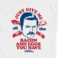 thumbnail image 3 of Parks and Recreation - Ron Bacon Eggs - Men's Short Sleeve Graphic T-Shirt, 3 of 5