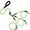 Green #4, variant on Dual Dog Leash with Padded Handle, 2 Detachable Splitters, Heavy-Duty Clip, 360° Swivel Hooks, Reflective Nylon Rope for Walking 2 Dogs, 4.76 ft Total Length
