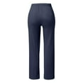 thumbnail image 1 of Women High Waisted Wide Leg Pants - Casual Drawstring Elastic Trousers, Printed, Suitable for Various Occasions, 1 of 4