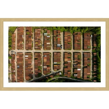 Marmont Hill "Boxcar Rows" by Karolis Janulis Framed Painting Art Print