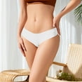 thumbnail image 4 of Braguitas sin costuras con cintura elástica sexy para mujer: braguitas tipo bikini con cintura elástica, poliéster-spandex suave, cómodas para el uso diario., 4 of 8