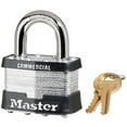 thumbnail image 3 of Master Lock Padlock 2" 3/8" Dia. 1" Ka Steel Boxed,Two / Box Pack of 6, 3 of 3