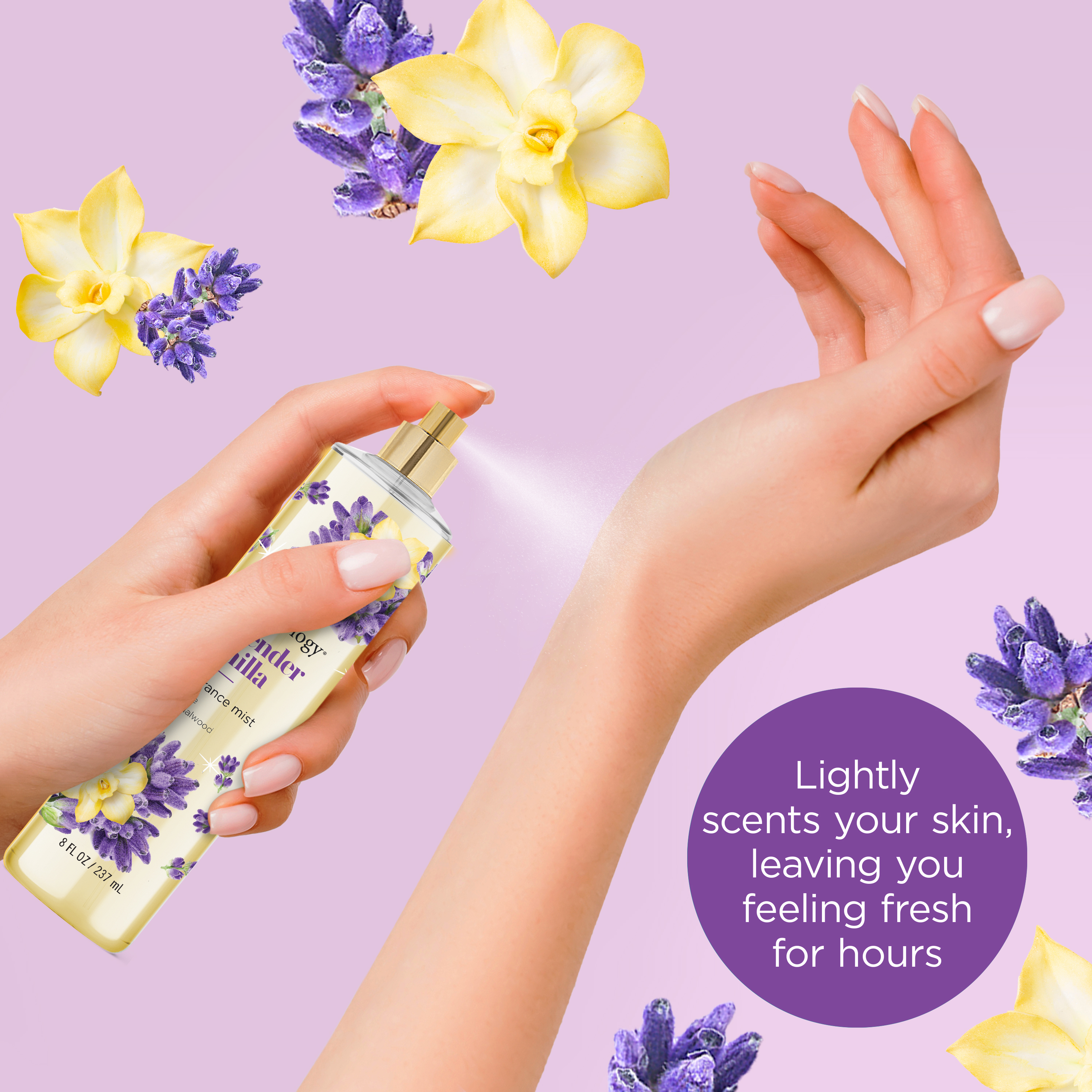 Bodycology Lavender Vanilla Body Mist, 8 fl oz photo 3