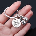 thumbnail image 1 of Boxglove Keychain Never Give Up Hanging Pendant Handbag Car Keyring Sports Fitness, 1 of 8
