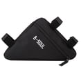 thumbnail image 1 of Soidarity Ciclismo de Carretera de bicicleta de montaña, cuadro sillín bolsa impermeable, bolsa de Alforja con cremallera Ciclismo negro, 1 of 6