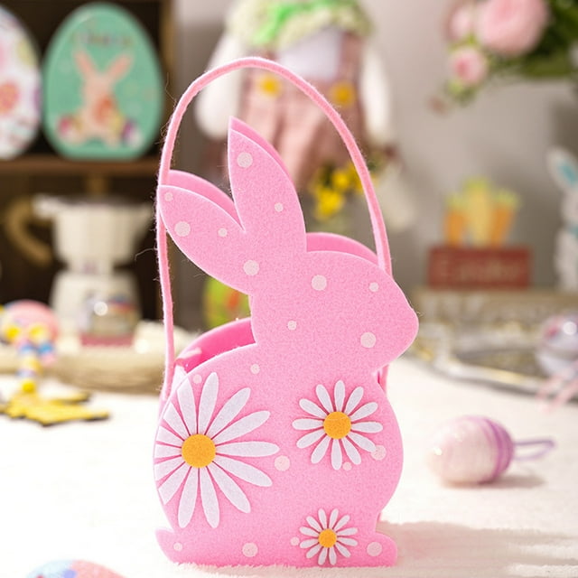 Bolsa de regalo para dulces de Pascua/embalaje en forma de huevo Bolsas de dulces de tela no tejida