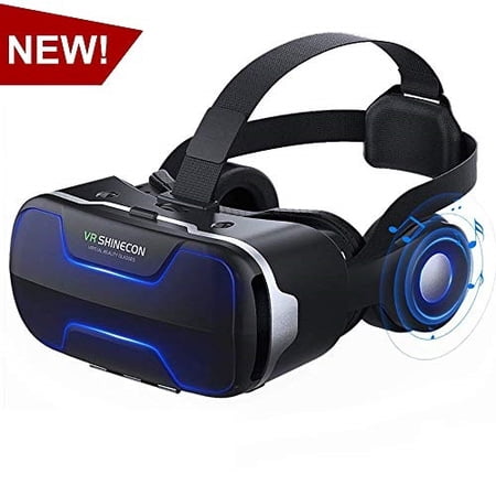 virtual reality headsets vr headset, vr shinecon 3d vr glasses for tv, movies