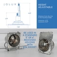 thumbnail image 4 of Foco empotrable LED ajustable Jolux de 5/6 pulgadas, 12 W, 2700 K, paquete de 4, 4 of 8