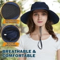 thumbnail image 4 of Sombrero EINSKEY de ala ancha UPF 50+, protección UV, impermeable, 4 of 8