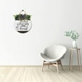 thumbnail image 5 of Eveokoki 11" No Soliciting Seriously Sign for Front Door, Round Rustic Wreaths Wooden Plaque Vintage Wall Art Decor For Porch Yard Store Home Office Farmhouse, 5 of 5